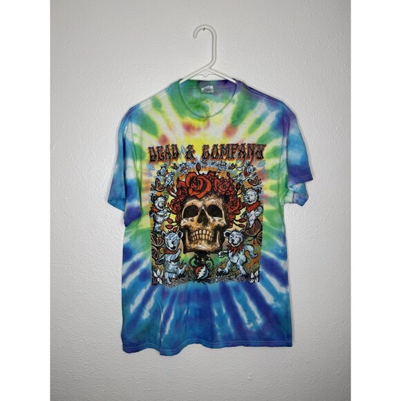 Grateful Dead Other - Dead And Company 2019 Tour T Shirt Mens Size Large Grateful Dead Tie Dye Hippie